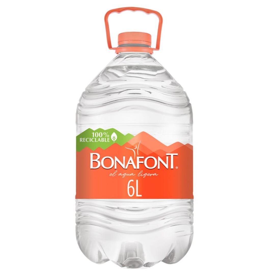Agua Natural Bonafont de 6L