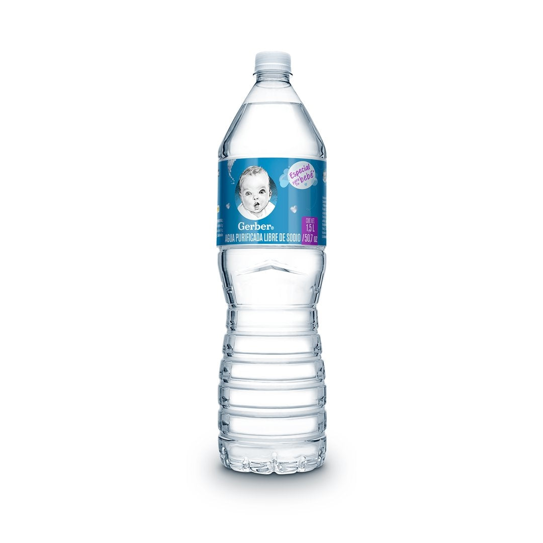 Agua Natural Gerber para bebé  de 1.5L