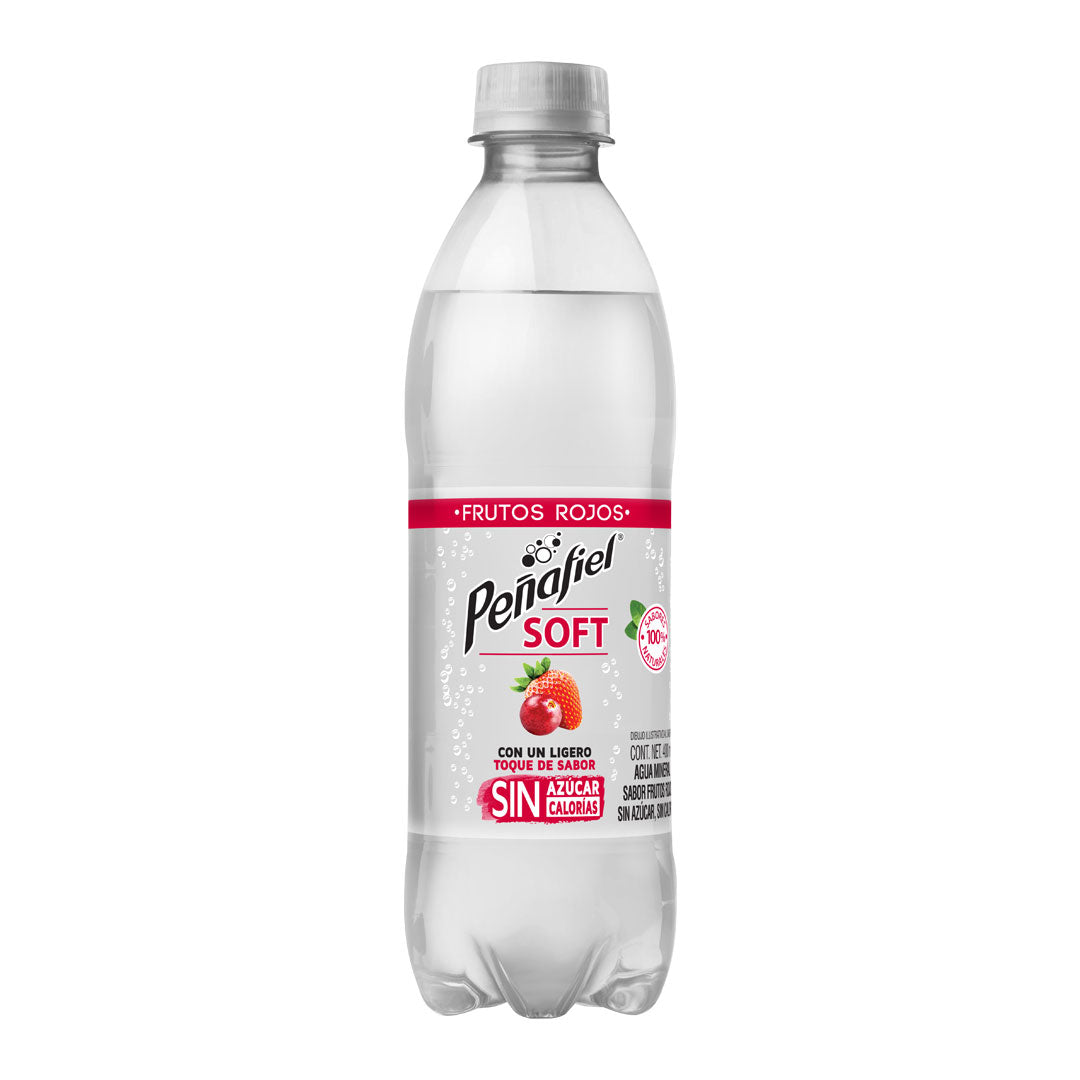 Agua Mineral Peñafiel Soft Frutos Rojos de 400ml