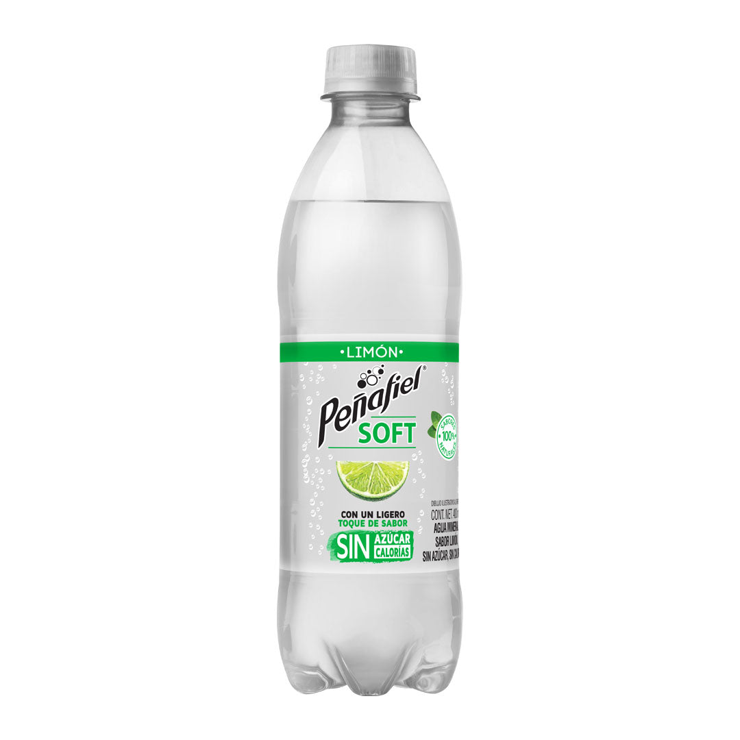 AgUa Mineral Peñafiel Soft Limon de 400ml