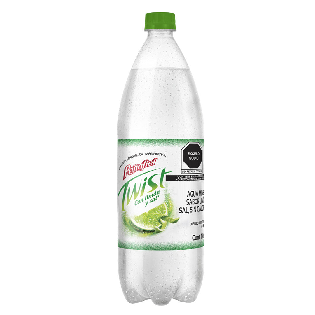 Agua Mineral Peñafiel Twist Limon de 1L