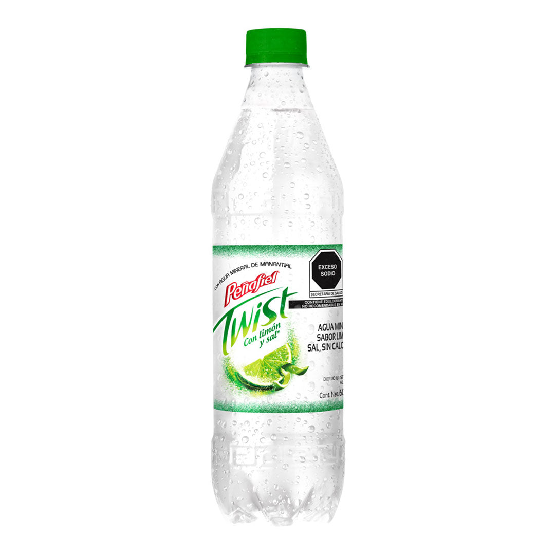 Agua Mineral Peñafiel Twist Limón de 600ml