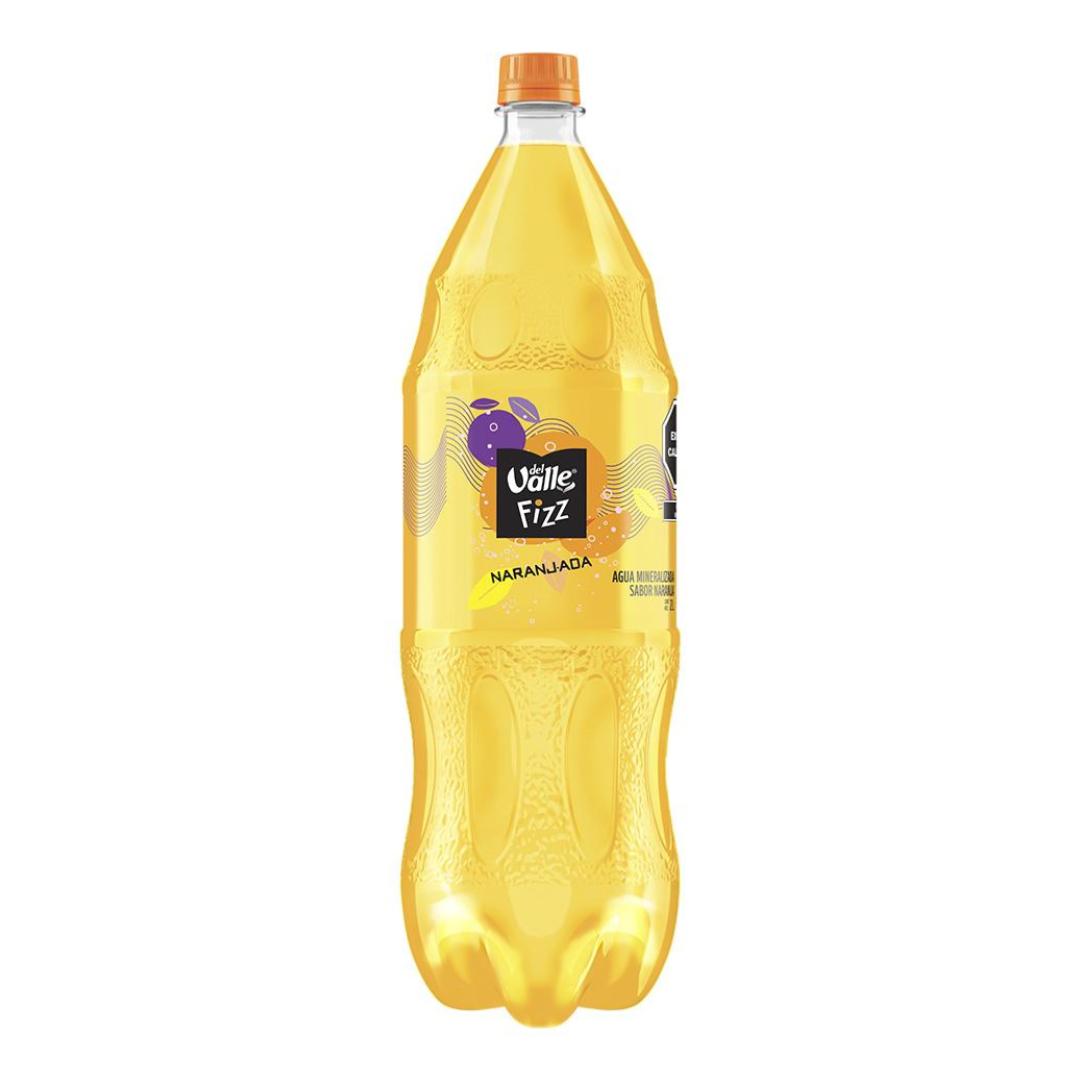 Agua Mineralizada Del Valle Fizz Naranjada de 2L