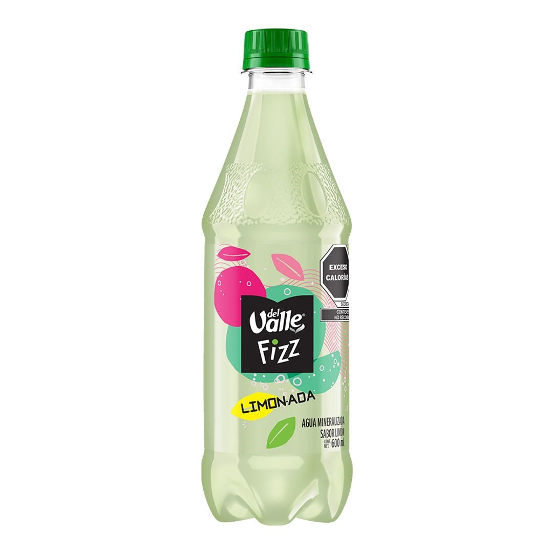 Agua Mineralizada Del Valle Fizz Limonada de 600ml