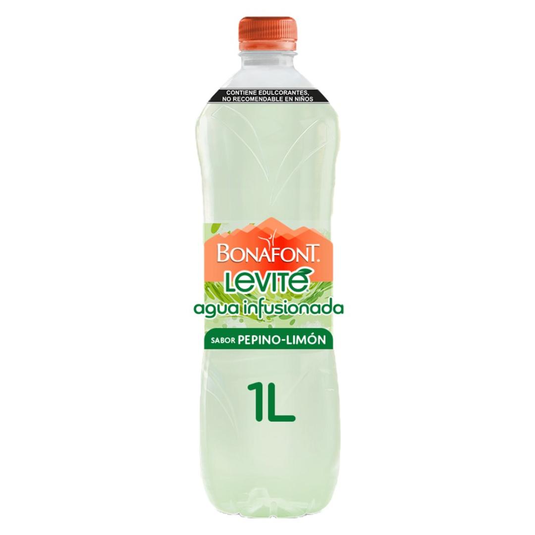 Agua Infusionada Bonafont Levité Pepino Limon de 1L