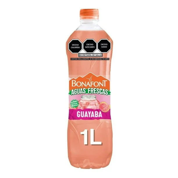 Agua de Sabor Bonafont Guayaba de 1L
