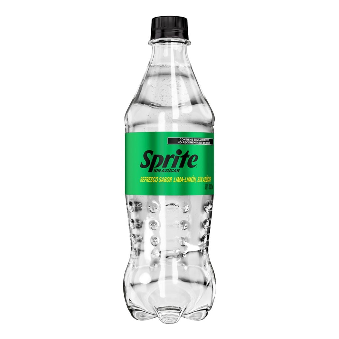 Refresco Sprite sin Azúcar sabor Lima-limón de 600ml