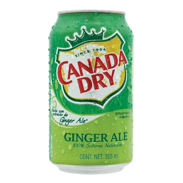 Refresco Canada Dry sabor Ginger Ale de 355ml