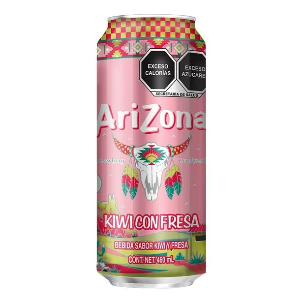 Bebida Arizona sabor Kiwi y Fresa de 460ml