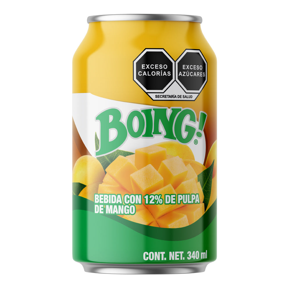 Bebida Boing con Pulpa de Mango en Lata de 340ml