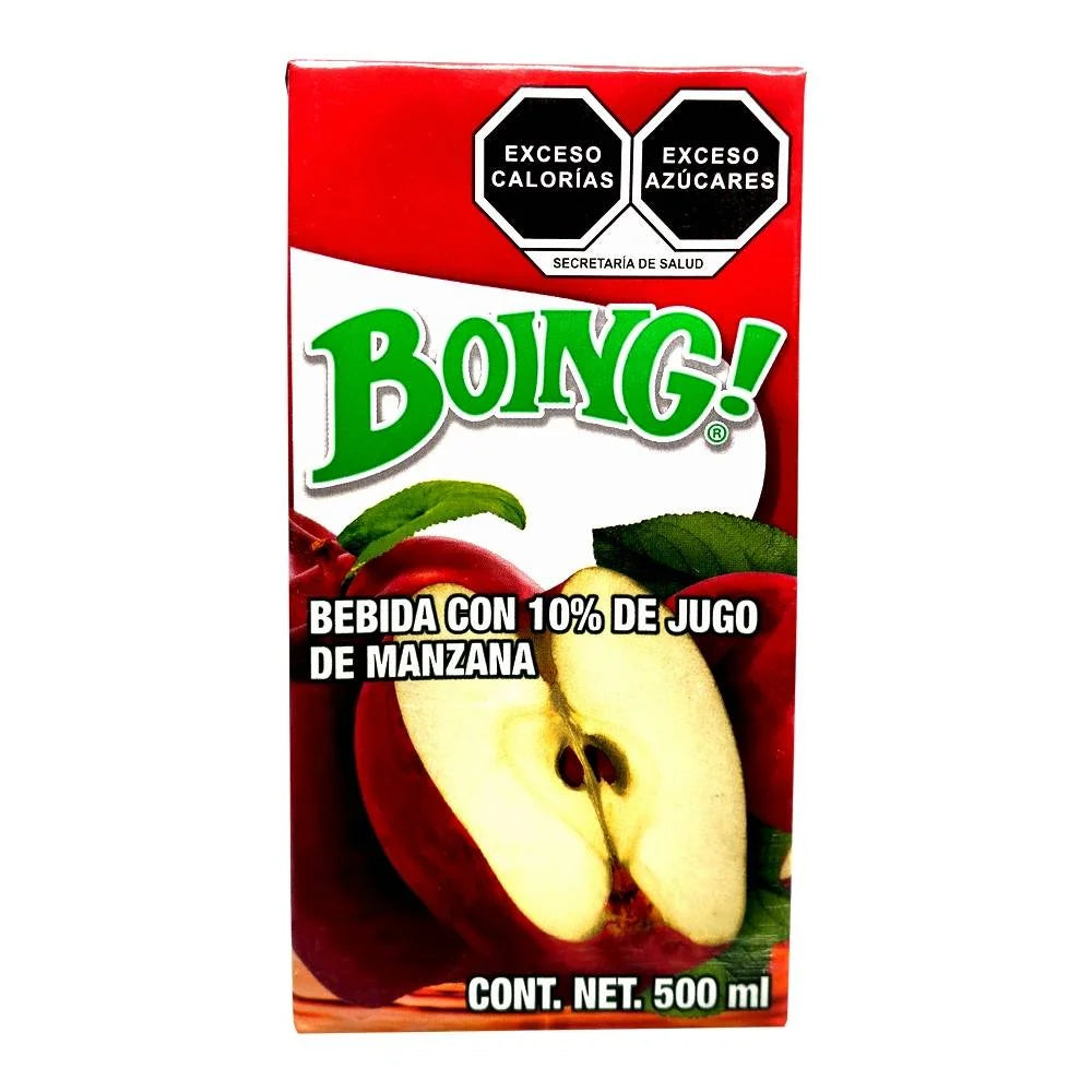 Bebida Boing de Jugo de Manzana de 500ml