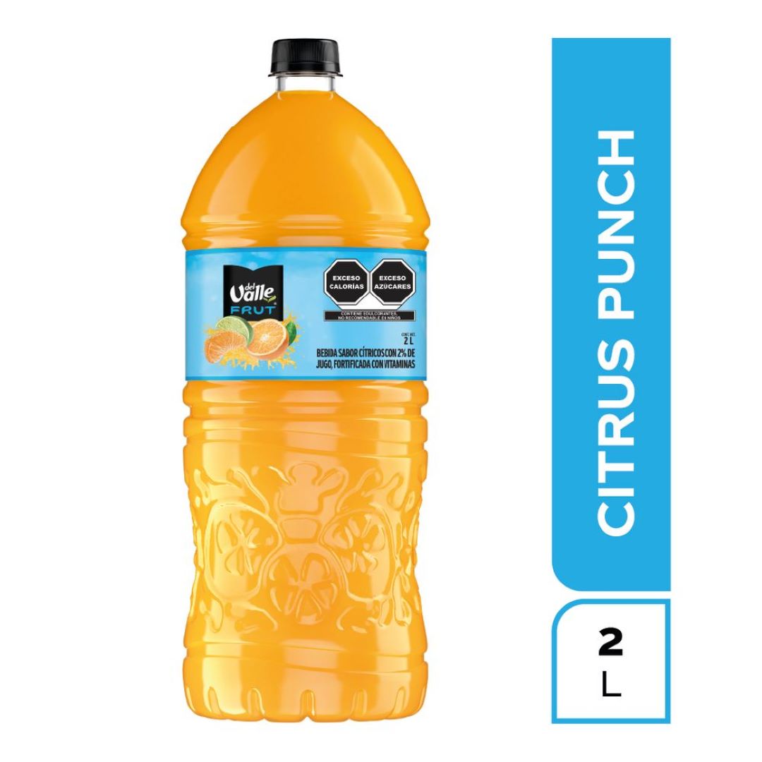 Bebida Del Valle Frut sabor Ponche Cítrico de 2L