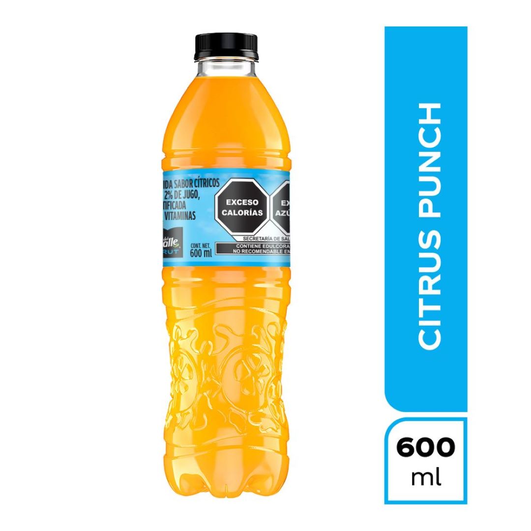 Bebida Del Valle Frut sabor Ponche Cítrico de 600ml