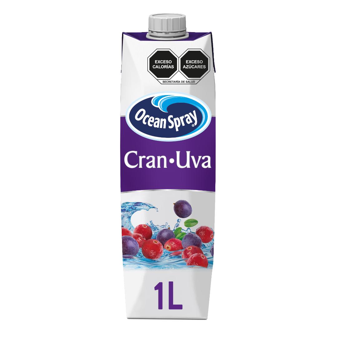 Jugo Ocean Spray sabor Arándano y Uva de 1L