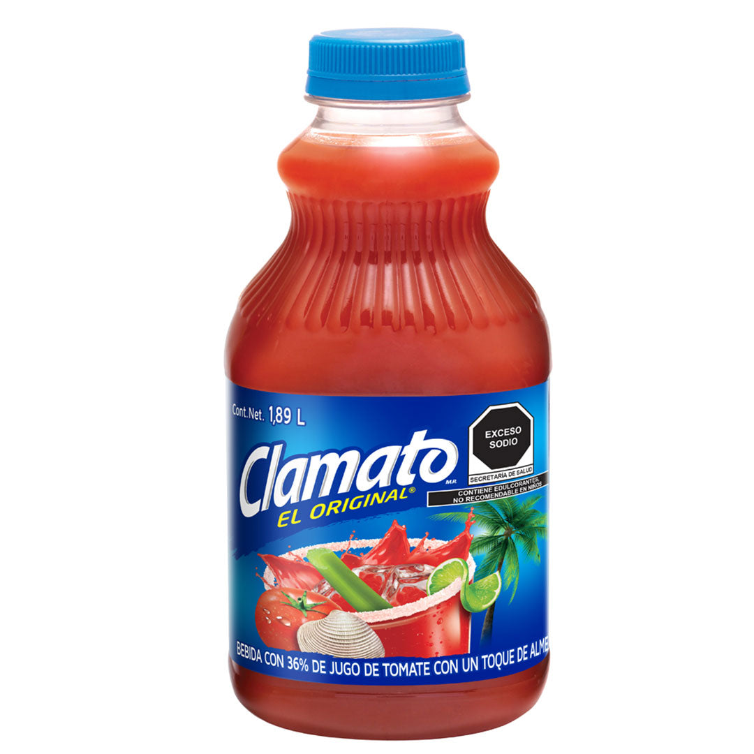 Jugo de Tomate con Almeja Clamato Original de 1.89L