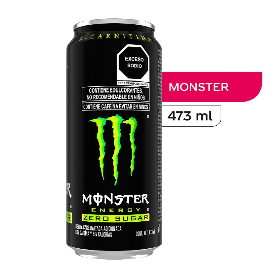 Bebida Energética Monster Energy Zero Sugar de 473ml