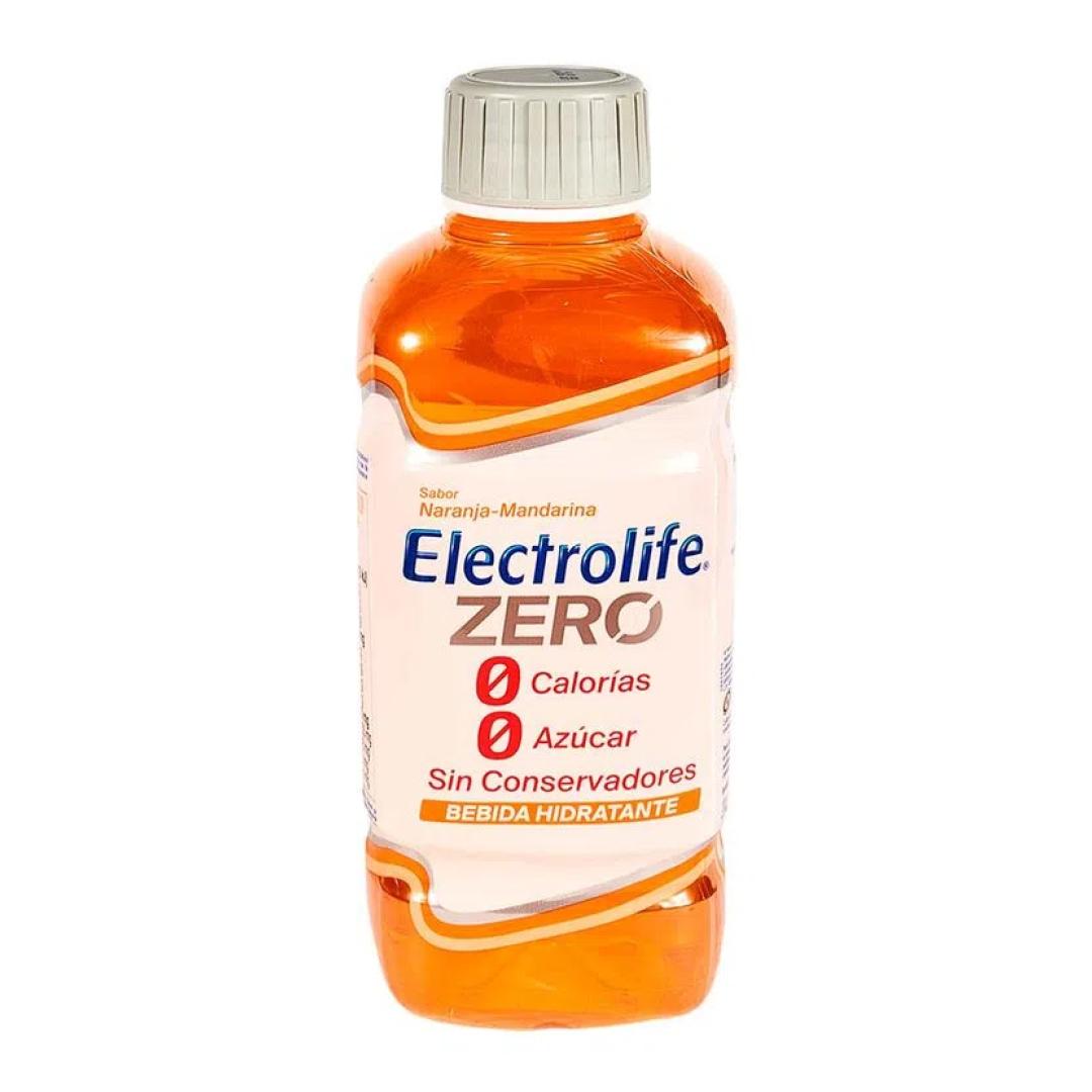 Suero Rehidratante Electrolife Zero Naranja-Mandarina de 625ml