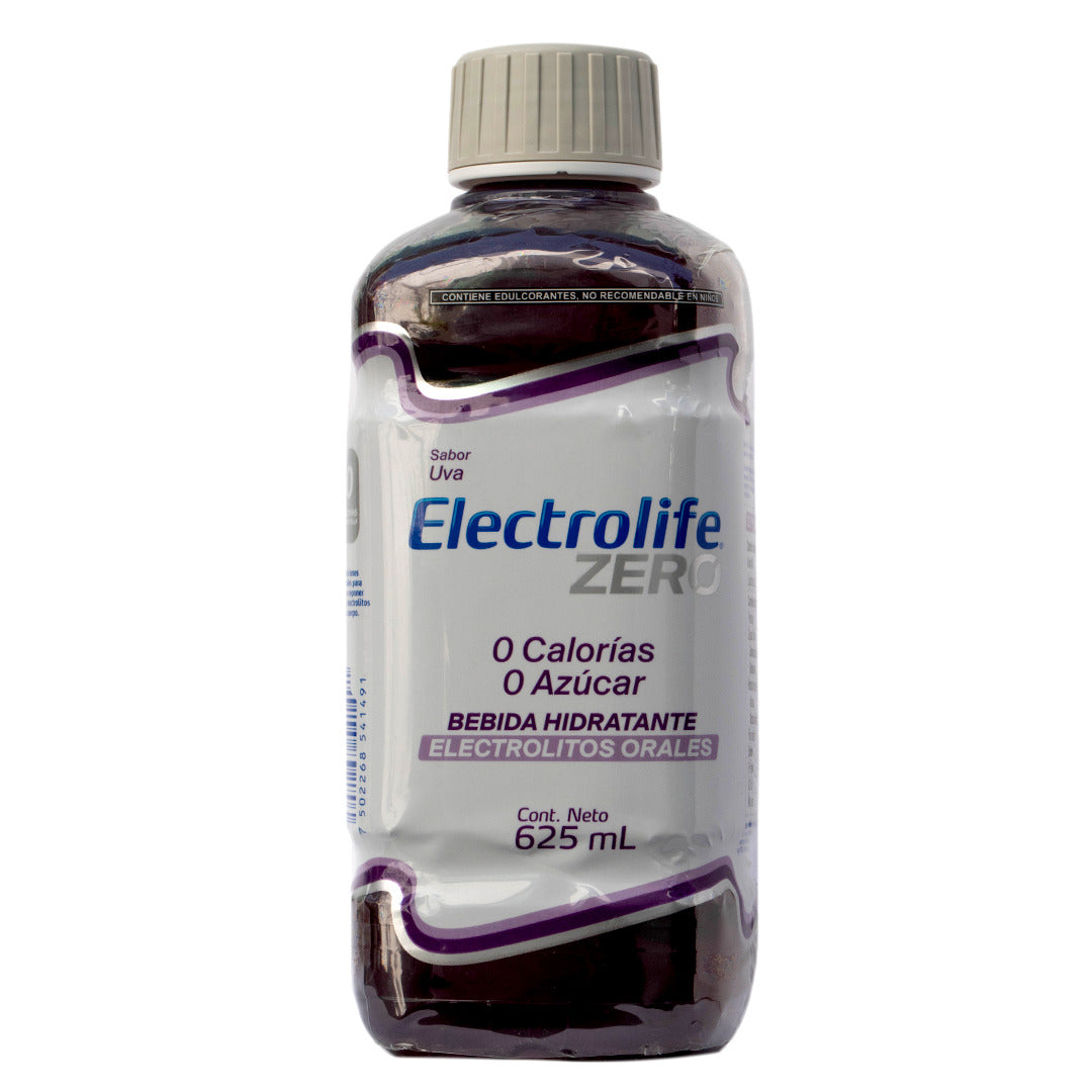 Suero Rehidratante Electrolife Zero Uva de 625ml