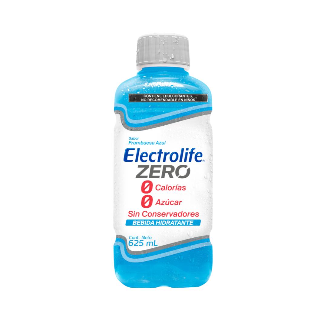 Suero Rehidratante Electrolife Zero Frambuesa Azul de 625ml