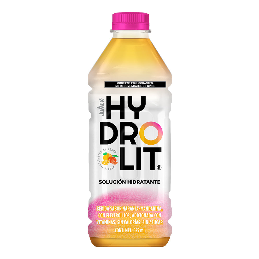 Solución Hidratante Jumex Hydrolit Naranja-Mandarina de 625ml