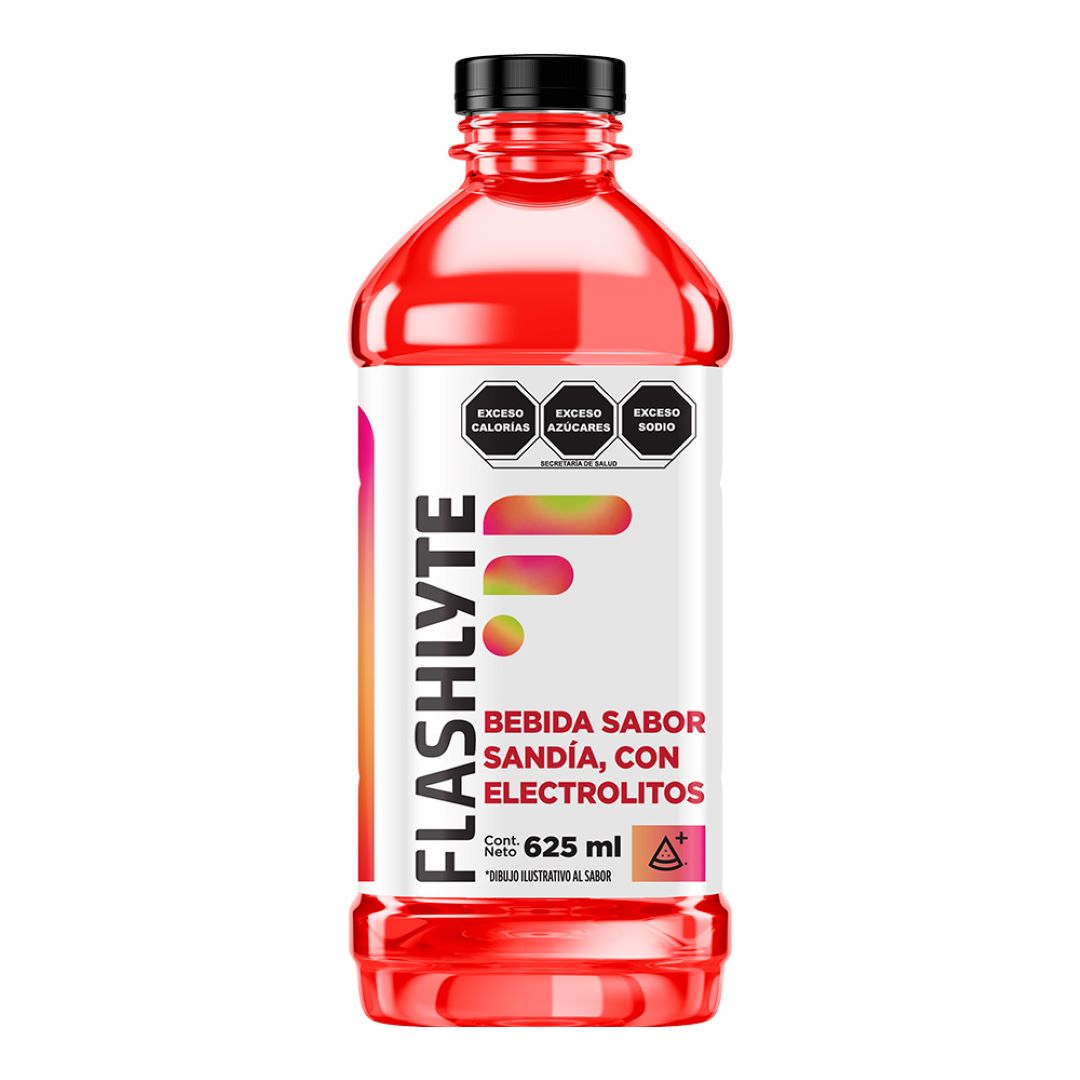 Bebida Hidratante Flashlyte sabor Sandía de 625ml