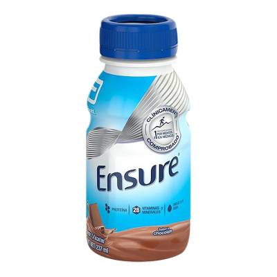 Suplemento Alimenticio Ensure sabor Chocolate de 237ml