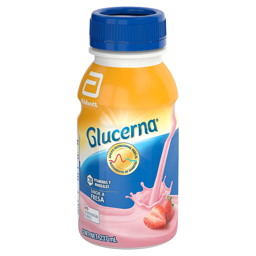 Suplemento Alimenticio Glucerna sabor Fresa de 237ml