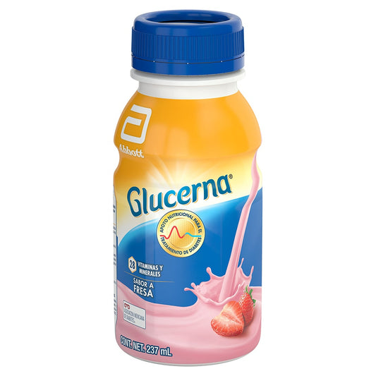 Suplemento Alimenticio Glucerna sabor Fresa de 237ml