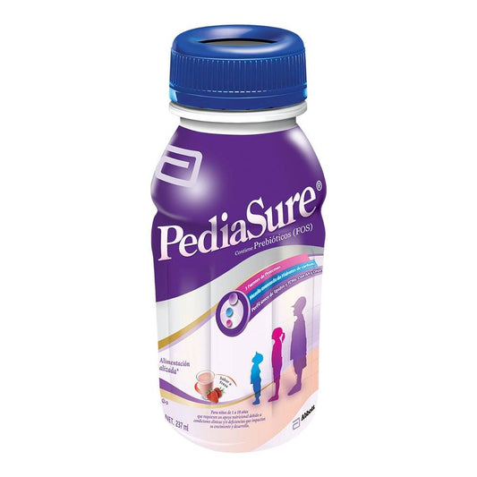 Suplemento Alimenticio Pediasure sabor Fresa de 237ml