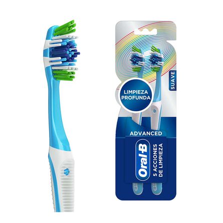 Cepillo de dientes Oral-B Advanced 5 Acciones 2 pz