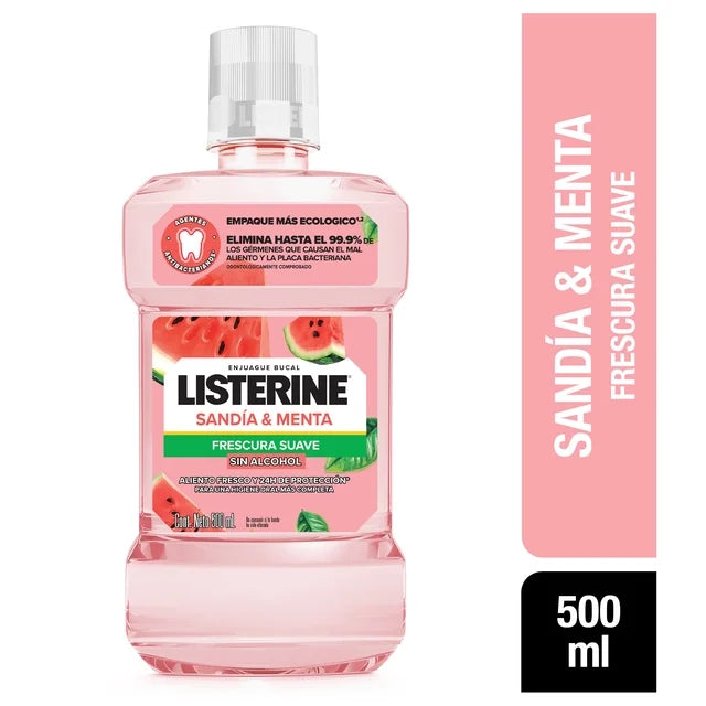 Enjuague bucal Listerine Sandía frescura suave 500 ml