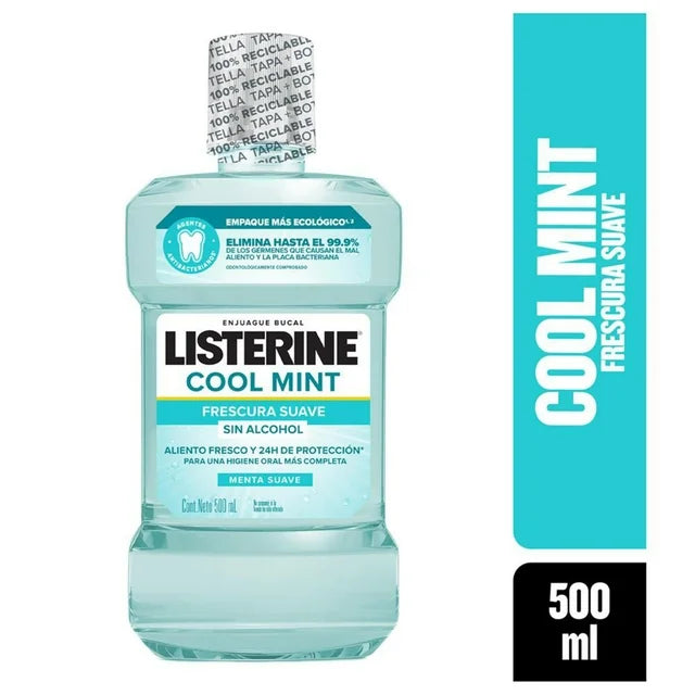 Enjuague bucal Listerine Cool Mint menta 500 ml