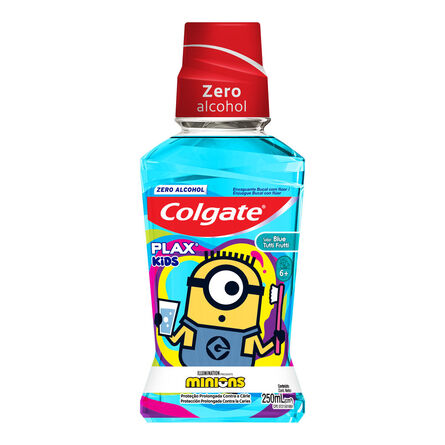 Enjuague Bucal Colgate Plax Kids Zero Alcohol Salud Bucal Completa 250 ml
