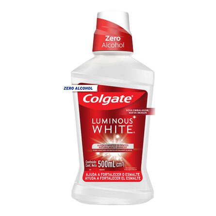 Enjuague Bucal Colgate Luminous White Brillant Protege el Esmalte 500 ml