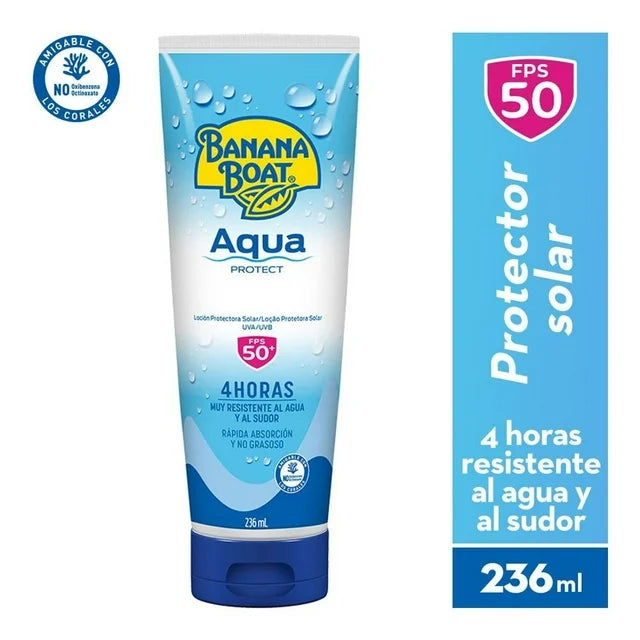 Protector Solar Banana Boat Aqua Protect FPS 50 + 236 ml