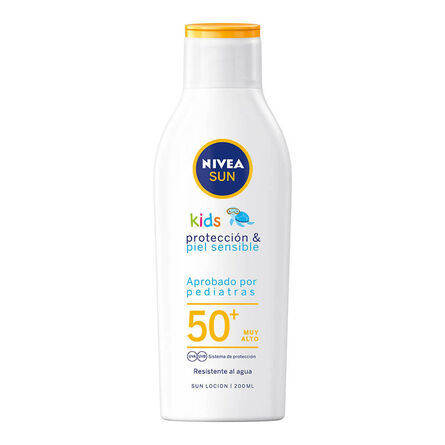 Protector solar corporal NIVEA SUN Kids Protect & Sensitive para piel sensible de los niños fps 50+ 200 ml