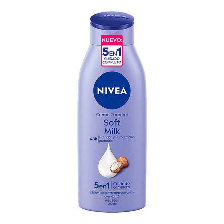 Crema corporal Nivea Soft Milk 400 ml
