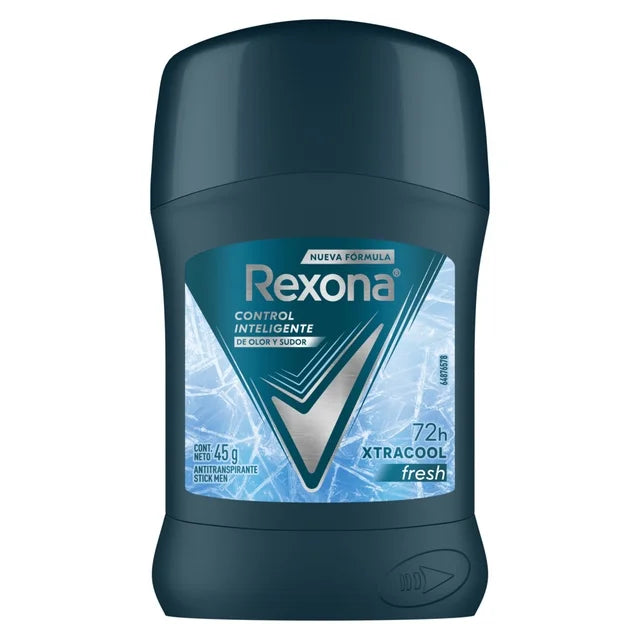 Antitranspirante Rexona xtra cool en barra para caballero 45 gr
