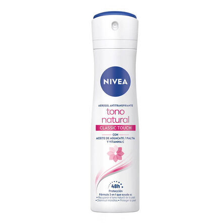 Antitranspirante NIVEA tono natural classic touch spray 150 ml
