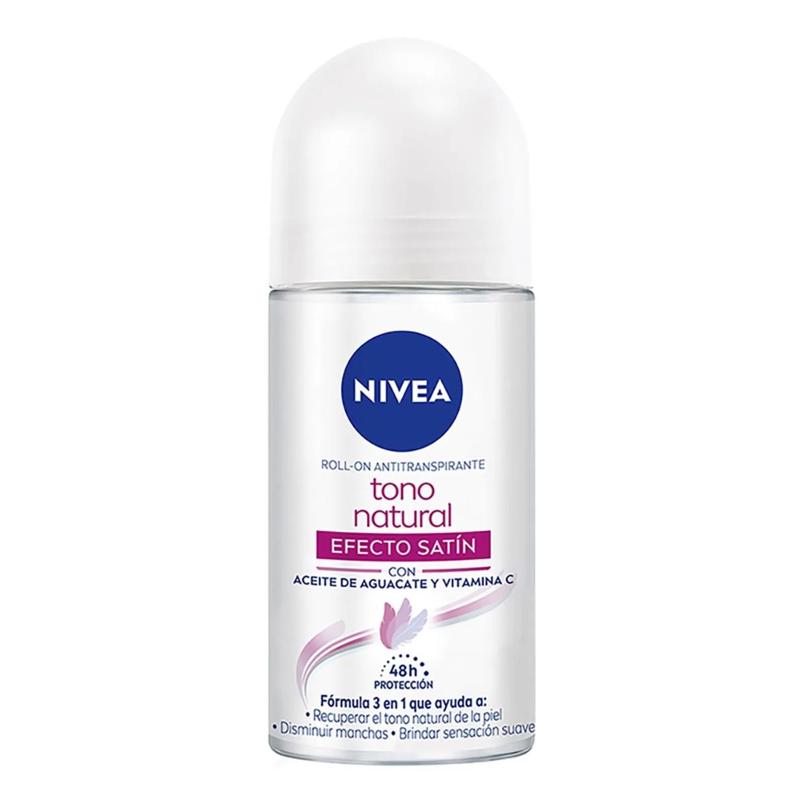 Desodorante Nivea Tono Natural Efecto Satín Roll On para mujer 50 ml