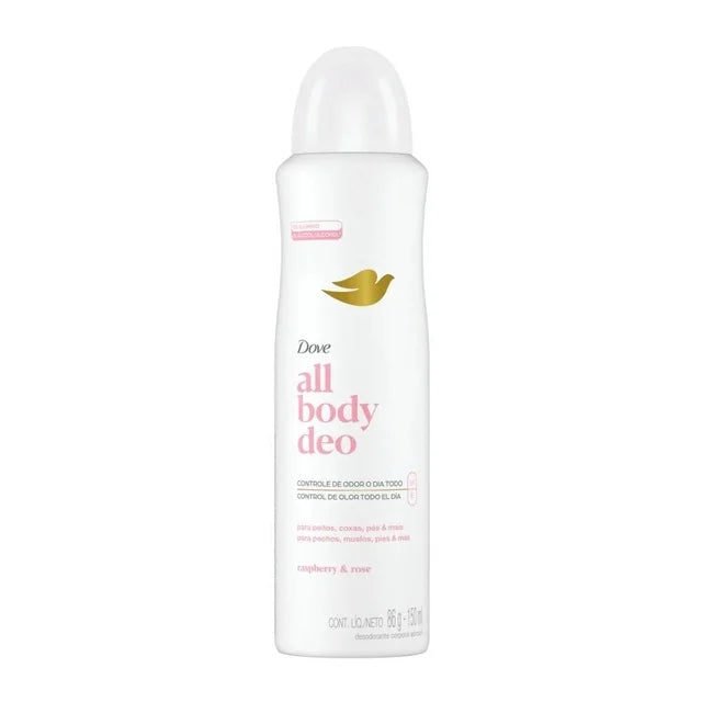 Desodorante Dove All Body Deo Aerosol Raspberry & Rose