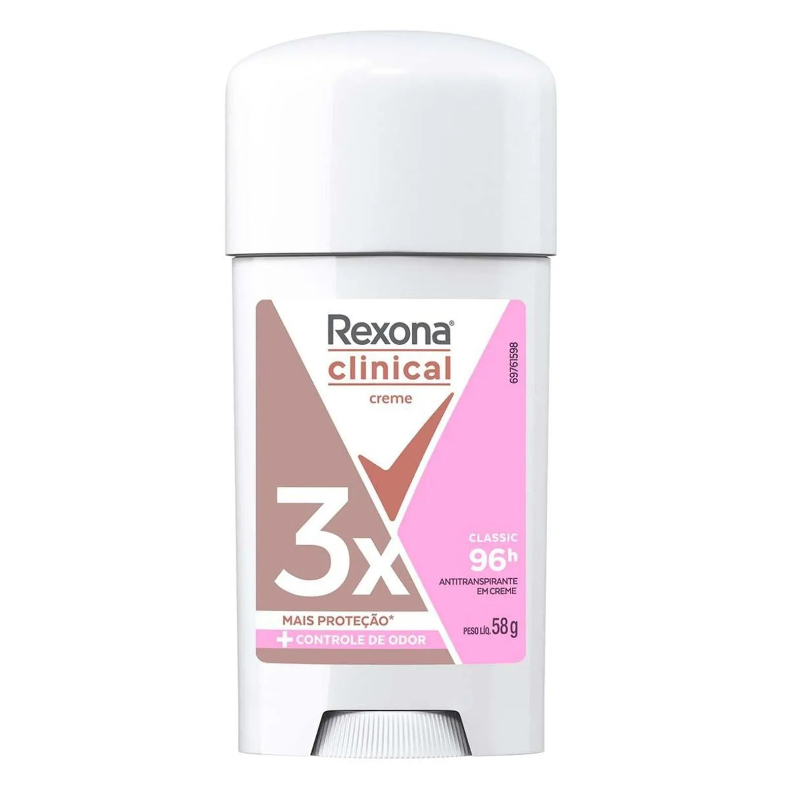 Desodorante Antitranspirante Rexona Clinical Classic 58 gr