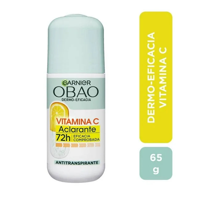 Antitranspirante Garnier Obao dermo eficacia roll-on vitamina C aclarante 65 gr