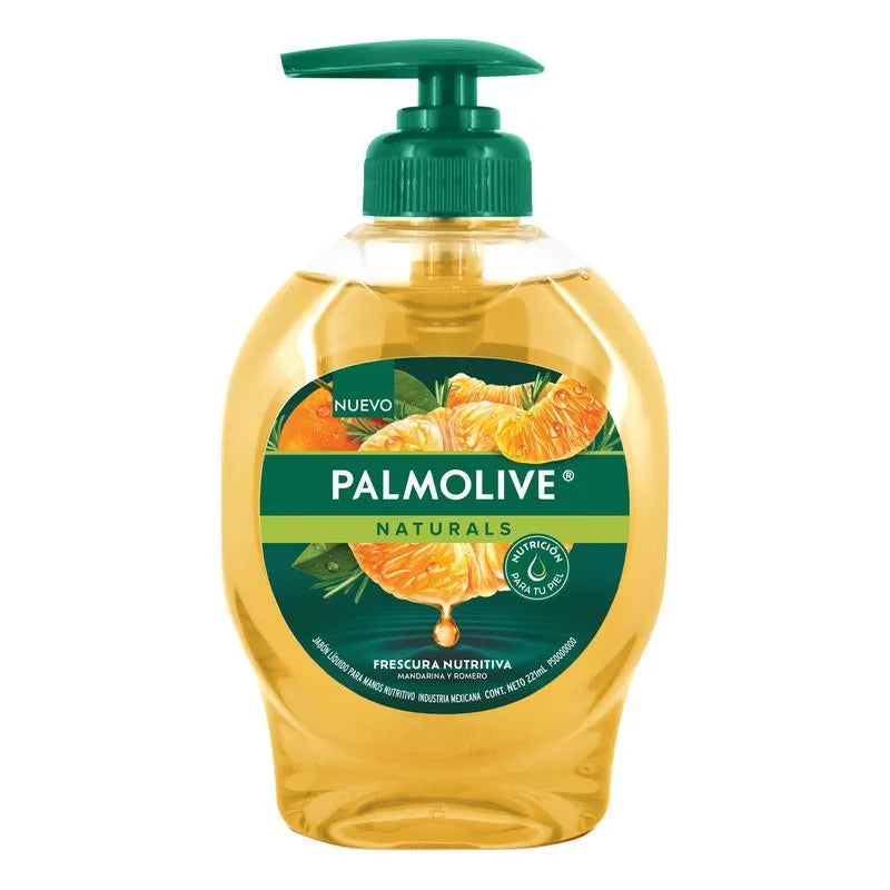 Jabón Líquido para manos Palmolive Naturals Mandarina y Romero 221 ml