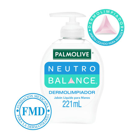 Jabón Líquido para Manos Palmolive Neutro Balance Dermolimpiador 221 ml