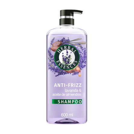 Shampoo Herbal Essences Anti-Frizz Lavanda & Aceite de Almendras 600 ml