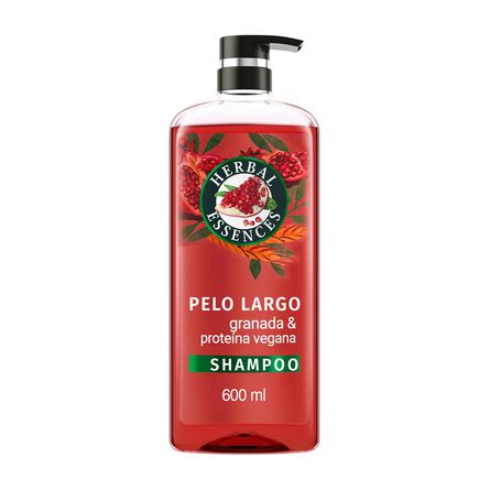 Shampoo Herbal Essences Pelo largo granada & proteína vegana 600 ml