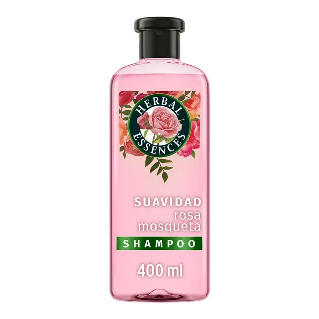 Shampoo Suavidad Rosa Mosqueta Herbal Essences Rosa Mosqueta 400 ml