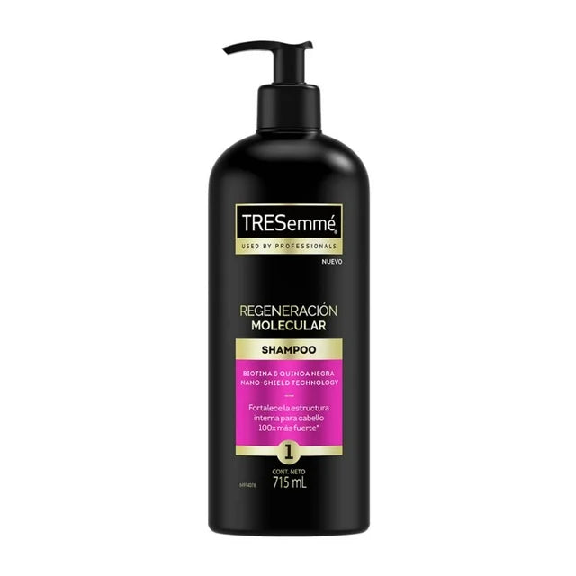 Shampoo Tresemmé regeneración molecular 715 ml