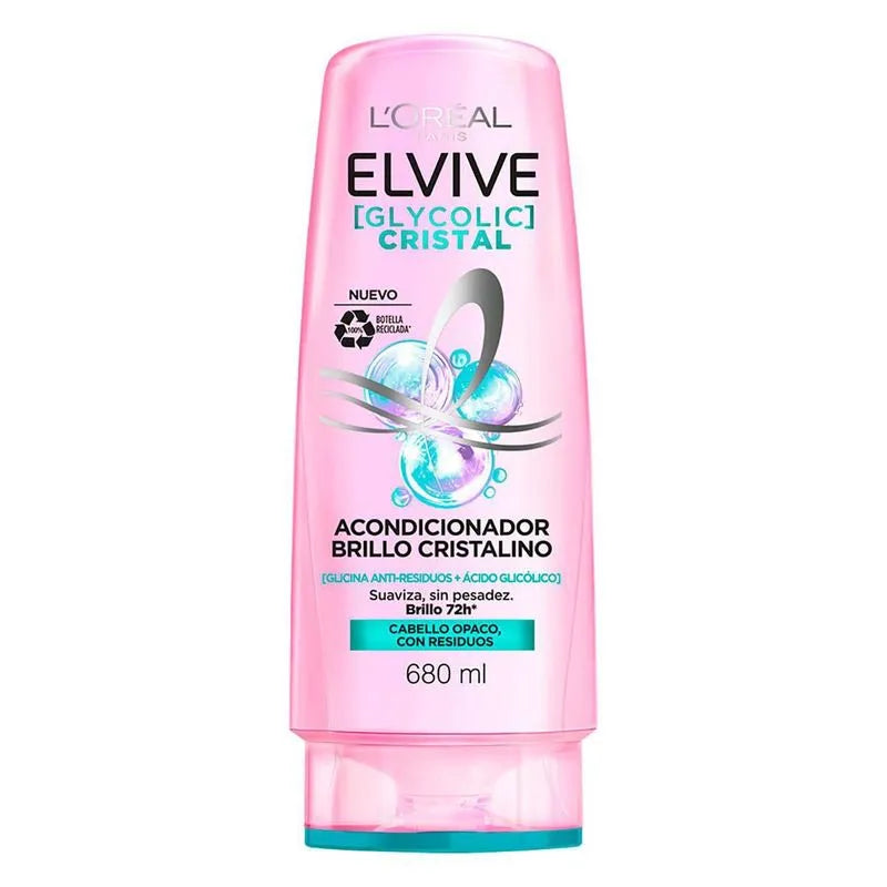 Acondicionador L'Oréal Elvive Glyco Crystal 680ml